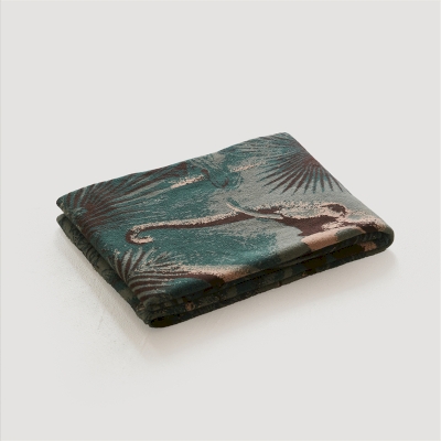 Couverture Sania en mélange de viscose à motif tropical 130 x 180 cm