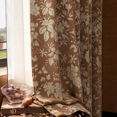 Rideau Maravilla, Tissu Jacquard Vintage, Rideau Occultant Sur Mesure