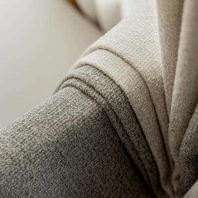 Rideau Occultant Montabella, Tissu Bouclé Épais, Sur Mesure