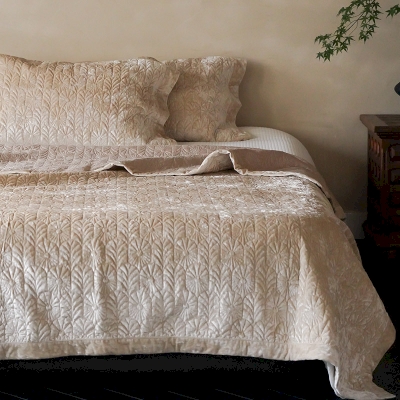 Couvre-lit Matelassé de Luxe, Tissu Lyocell