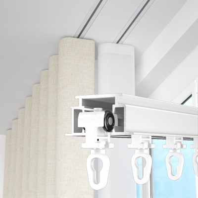 Custom-made Wave Ceiling Recessed Rail Rod