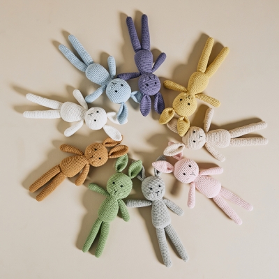Peluche PARKER LAPIN, Jouet au Crochet Fait Main