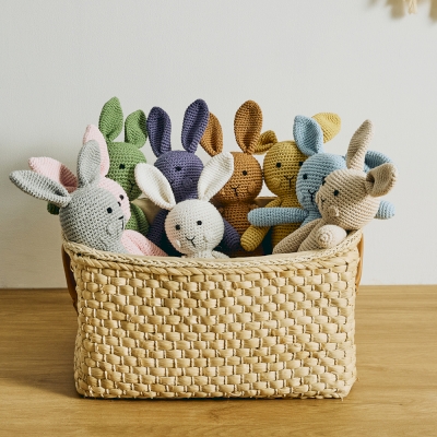 Peluche PARKER LAPIN, Jouet au Crochet Fait Main