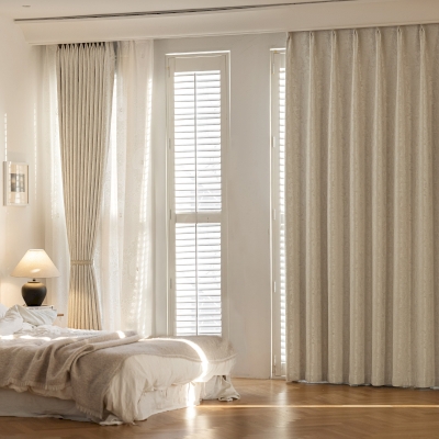 Rideau Sur Mesure Vermeil, Tissu Chenille Jacquard Damassé à Motif Feuilles d’Acanthes et Arabesques, Occultation Élevée