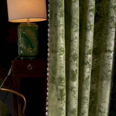 Custom-Made Galaxy Curtain, Silk Velvet Fabric, Sparkling Effect