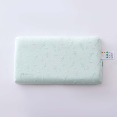 Oreiller Mémoire de Forme REPOS Enfant, Plusieurs Positions, Housse Jacquard à Motif Dinosaure, 3 Couleurs