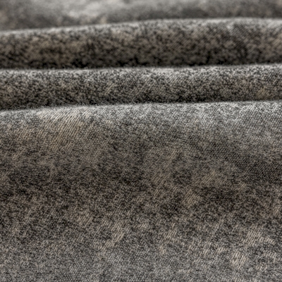 Rideau Sur Mesure LIORA, Tissu Laine et Lin Mélangés, Faux-Uni à Texture Feutrée