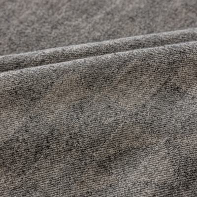 Rideau Sur Mesure NARA, Tissu Laine et Lin Mélangés, Effet Jacquard Géométrique Subtil