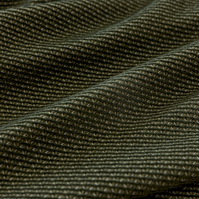 Rideau Sur Mesure TARENTO, Tissu Jacquard à Fines Côtes, Motif Micro-Chevron en Relief
