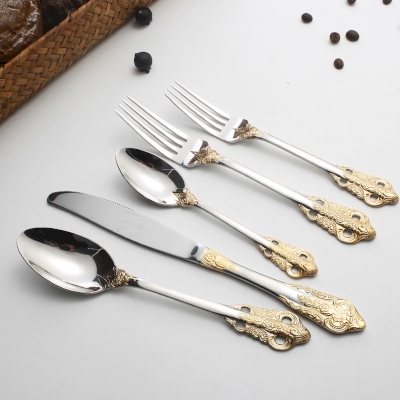Imperial 20-Piece Gold Plated Cutlery Set