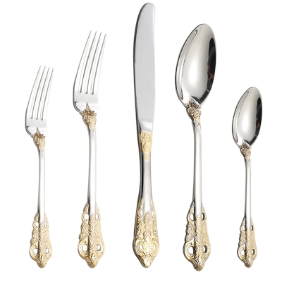 Imperial 20-Piece Gold Plated Cutlery Set