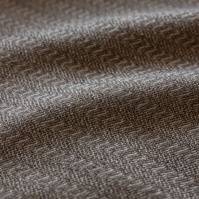 Tenda su misura LORIN, tessuto jacquard di cotone e lino, effetto maglia a spina di pesce