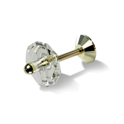 Embrasse Murale à Tige Avec Embout Effet Cristal, 2 Pièces