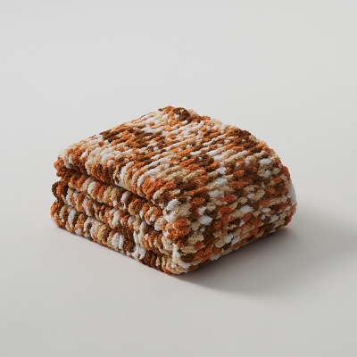 Plaid SERENA, Tricot Dégradé à Maille Épaisse, 130 × 160 cm