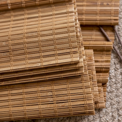 Store Bateau Sur Mesure BAMORA, 100% Bambou Naturel, Tressage Fin Effet Zen et Nature