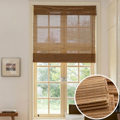 Store Bateau Sur Mesure BAMORA, 100% Bambou Naturel, Tressage Fin Effet Zen et Nature